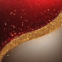 Glitter background - red and gold glitter background  