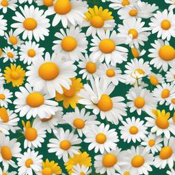 Daisy clipart - daisy with petals being plucked in a game  color,minimalist,vector clipart