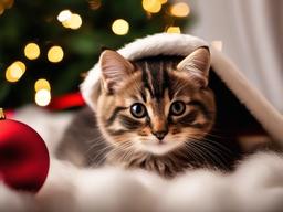 Cute Cat Christmas Pictures  