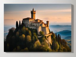 secrets of san marino - create an artwork that conveys the secrets and historic significance of the microstate of san marino. 