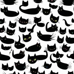 Cat Background Wallpaper - black cat iphone wallpaper  