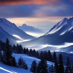 Mountain Background Wallpaper - winter background mountains  