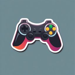 Game joystick sticker, Gaming , sticker vector art, minimalist design