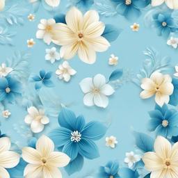 Flower Background Wallpaper - light blue flower background  