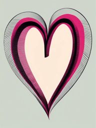 heart clip art - a heart-shaped and loving heart image. 