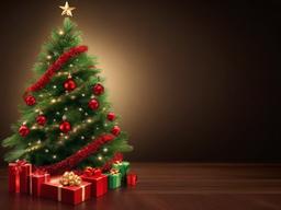 Christmas Tree Zoom Background  