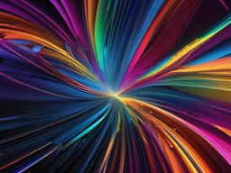 Color Background - Cyber Spectrum of Colors  intricate patterns, splash art, wallpaper art