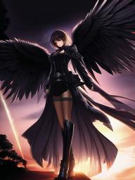 Dark Angel Anime Wallpaper  ,mobile iphone background wallpaper