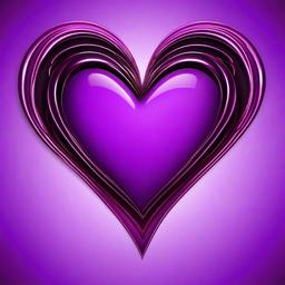 Heart Background Wallpaper - purple love heart background  