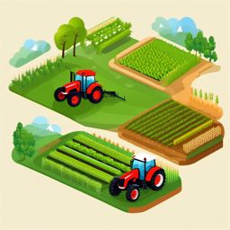 Smart Agriculture clipart - Smart agriculture and precision farming, ,vector color clipart,minimal