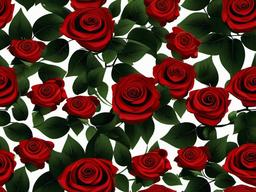 Black Background With Red Rose-Black with a red rose bouquet and green leaves for contrast  background wallpaper