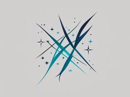 pisces star constellation tattoo  simple vector color tattoo