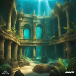 dive into the depths to uncover the mysteries of an underwater city at lost city of atlantis. 