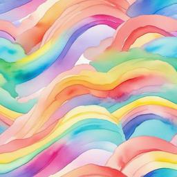 Rainbow Background Wallpaper - watercolor pastel rainbow background  