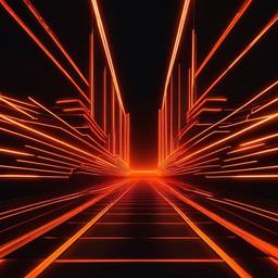 Neon Background Wallpaper - neon orange wallpaper aesthetic  