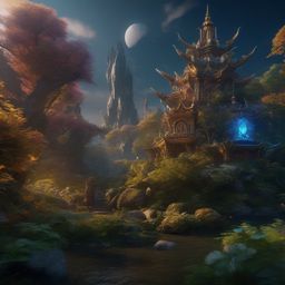 Mystical Creatures - A mystical world inhabited by fantastical creatures detailed matte painting, deep color, fantastical, intricate detail, splash screen, complementary colors, fantasy concept art, 8k resolution trending on artstation unreal engine 5