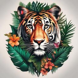 Jungle animal tattoo