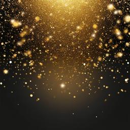 Glitter background - gold sparkle transparent background  