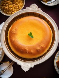 knafeh, a middle eastern sweet pastry, devoured at a vibrant bazaar in jerusalem. 