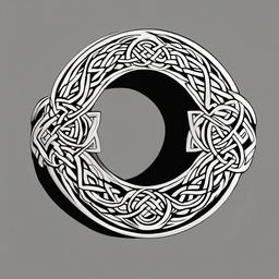 celtic ring tattoo designs  simple color tattoo,minimal,white background