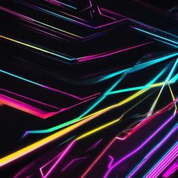 Neon Background Wallpaper - neon anime background  