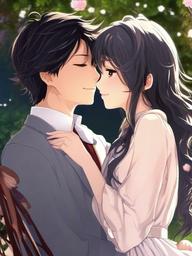 Cute Couple Anime Wallpaper - Anime couples in tender moments  ,mobile iphone background wallpaper