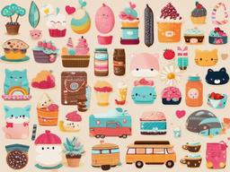 Cute Wallpapers Collage - Collage of various cute themes  ,desktop background wallpaper