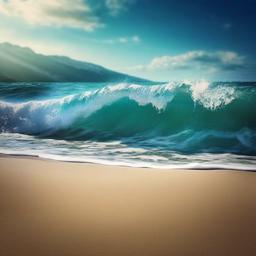 Beach background - beach waves wallpaper hd  