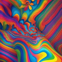 Rainbow Background Wallpaper - rainbow psychedelic background  