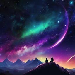 Galaxy Background Wallpaper - rick and morty wallpaper galaxy  