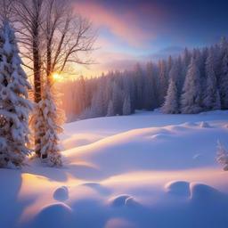 Winter background wallpaper - snow scene background  