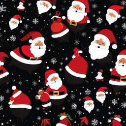 Christmas Background Wallpaper - black santa background  