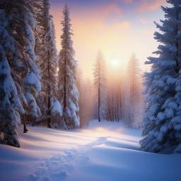 Snow Background Wallpaper - snowy background scene  