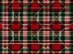 Plaid Christmas Background  