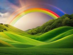 Rainbow Background Photo  