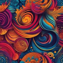 Color Background - Bold and Vibrant Color Palette  intricate patterns, splash art, wallpaper art