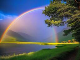 Rainbow Nature Wallpaper  