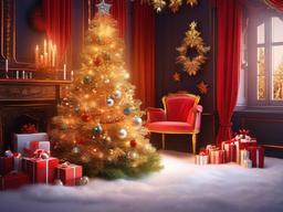 Bright Christmas Background  