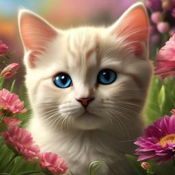 Cat Background Wallpaper - cute cat and butterfly wallpaper  