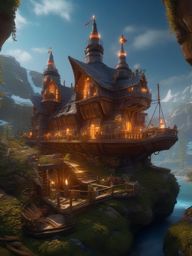 Kaldrik Fireforge, a gnome artificer crafting magical contraptions detailed matte painting, deep color, fantastical, intricate detail, splash screen, complementary colors, fantasy concept art, 8k resolution trending on artstation unreal engine 5