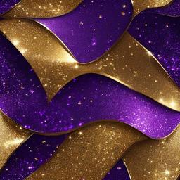 Glitter background - gold and purple glitter background  