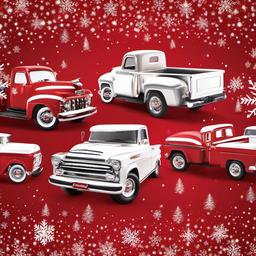 Christmas Background Wallpaper - red truck christmas wallpaper  