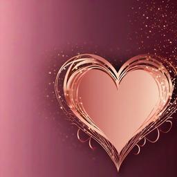 Heart Background Wallpaper - rose gold heart background  