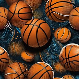 Cool Basketball Wallpapers - Witness the thrilling intensity of basketball games with cool basketball wallpapers that showcase the spirit of competition.  intricate patterns, splash art, wallpaper art